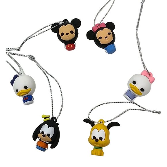 Hallmark Mickey Mouse and Friends Set of 6 Mini Christmas Tree Ornaments - Picture 2 of 4